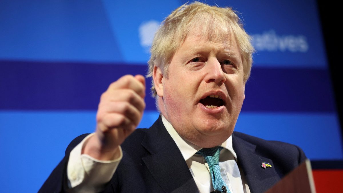 Boris Johnson has been criticised for comparing the struggle of Ukrainians fighting Russia’s invasion to people in Britain voting for Brexit.