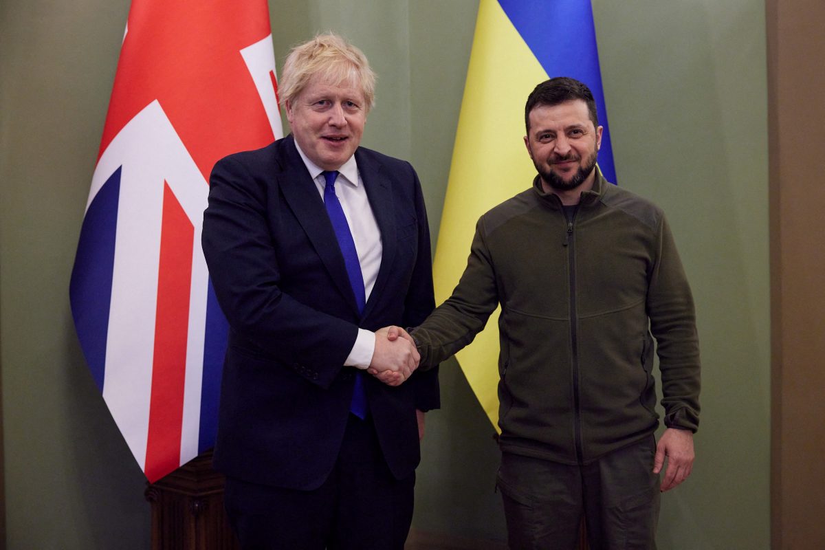 In show of support, British PM meets Ukraine’s Zelenskiy in Kyiv