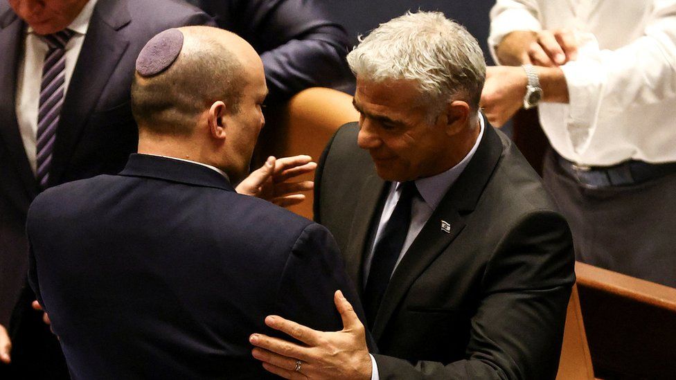 Yair Lapid has become Israel’s interim prime minister, taking over from PM Naftali Bennett after just one year.