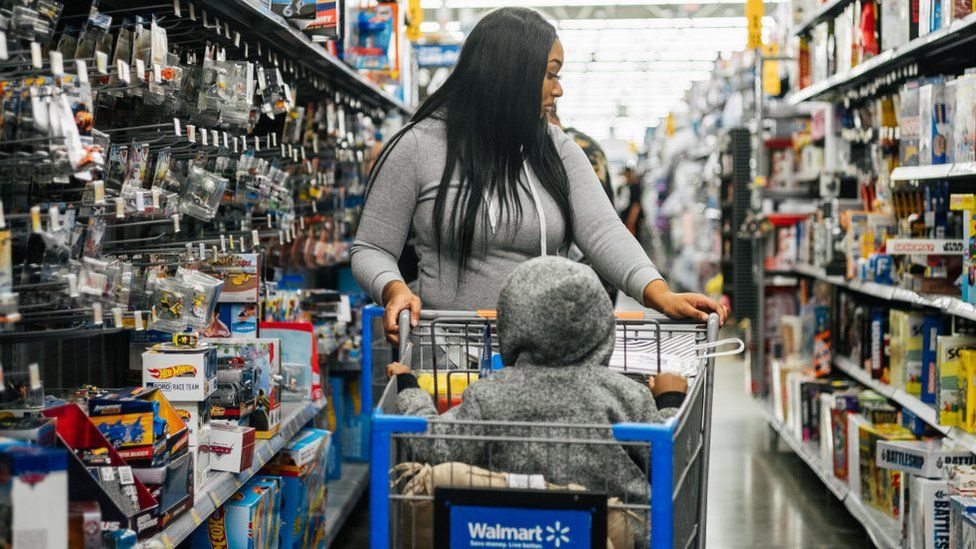 US retail giant Walmart has warned over its profits for the second time since May, as the soaring cost of food and fuel hits customer spending.