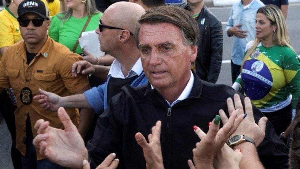 Brazil’s President, Jair Bolsonaro, has used the country’s Independence Day to campaign for his re-election in next month’s presidential vote.