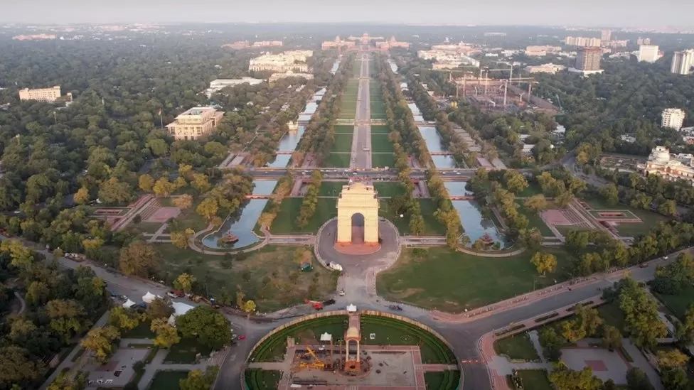Indian Prime Minister Narendra Modi will unveil the revamped version of an iconic 3km (1.8m) long avenue in the capital Delhi on Thursday.