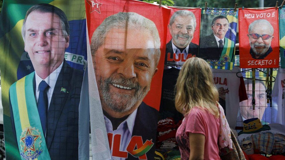 Brazil’s election is going into a second round in which left-winger Luiz Inácio Lula da Silva will face far-right incumbent Jair Bolsonaro.