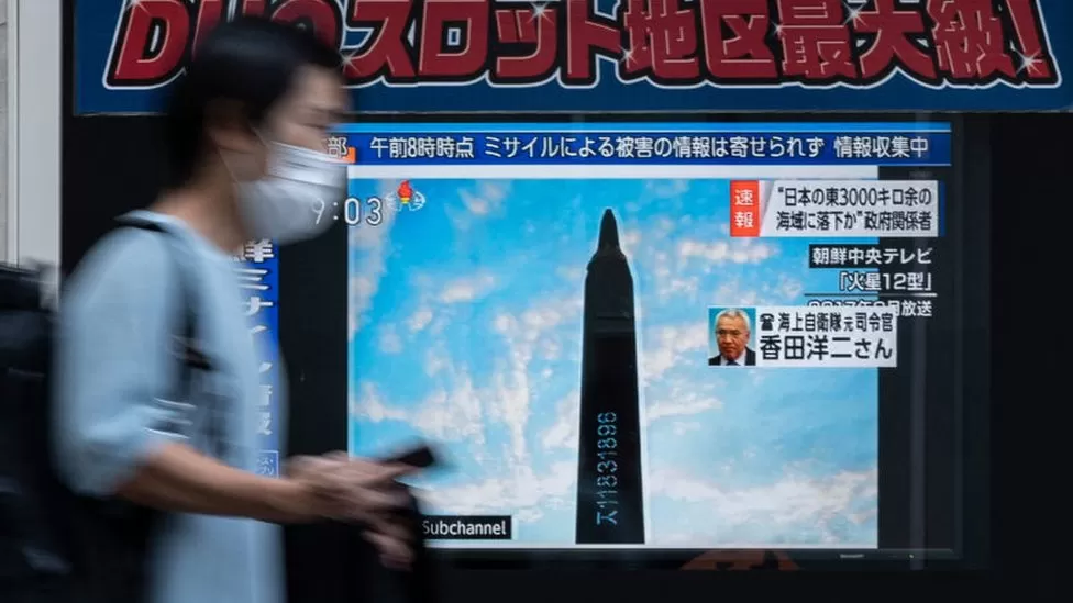 North Korea has fired a suspected missile over Japan, in what appears to be a deliberate escalation to get the attention of Tokyo and Washington.