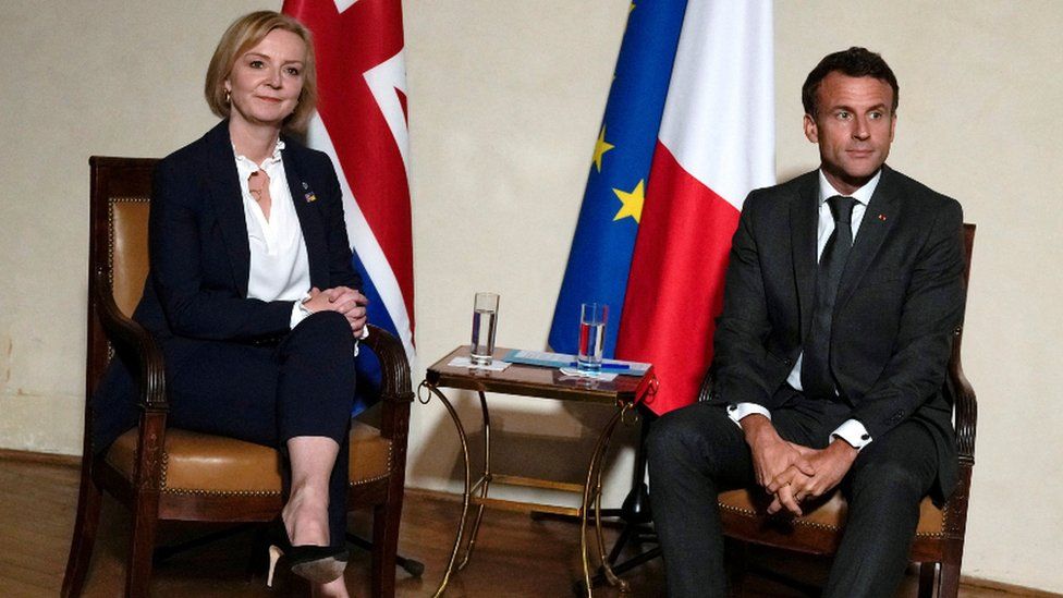 Prime Minister Liz Truss labelled Emmanuel Macron a “friend” as they announced plans to work together at the first meeting of a new political club of nations.