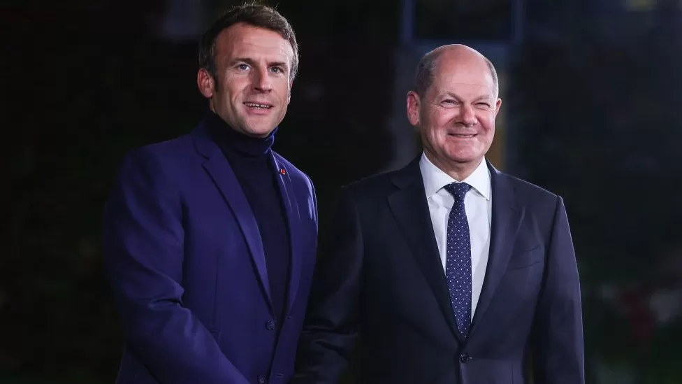 German Chancellor Olaf Scholz and France’s Emmanuel Macron will no doubt be all smiles when they meet in Paris to talk future co-operation in Europe.
