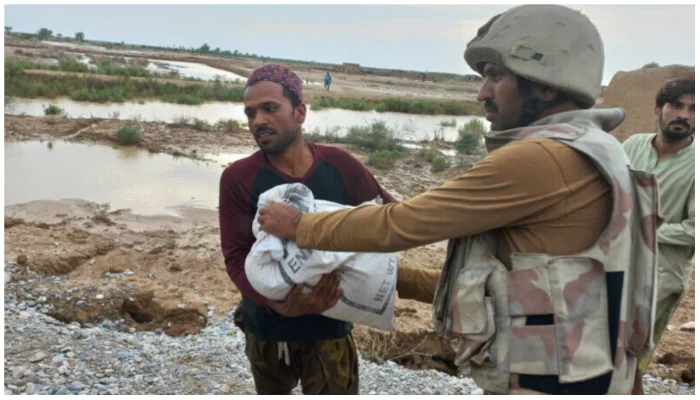 Army, Frontier Corps carry on relief efforts in flood-hit Balochistan