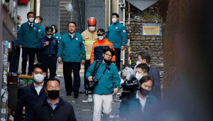 South Korea’s Yoon declares mourning period after Halloween crush kills 151