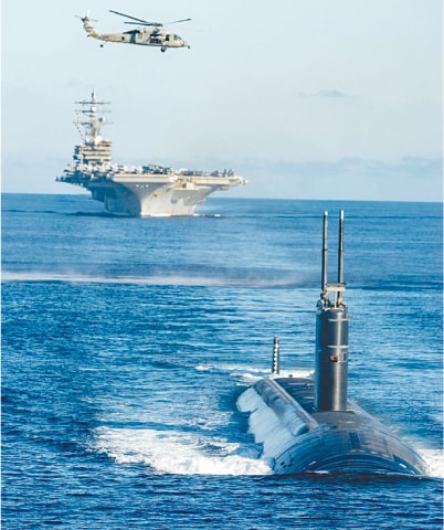 US, Japan, South Korea hold anti-submarine drills