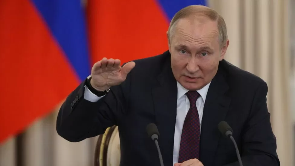 President Vladimir Putin has said Russia is suspending – but not ending – its participation in a deal that allows safe passage to vessels carrying Ukrainian grain exports.