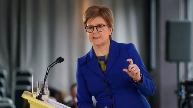 Nicola Sturgeon has said the SNP will use the next general election as an attempt to show a majority of people in Scotland support independence.