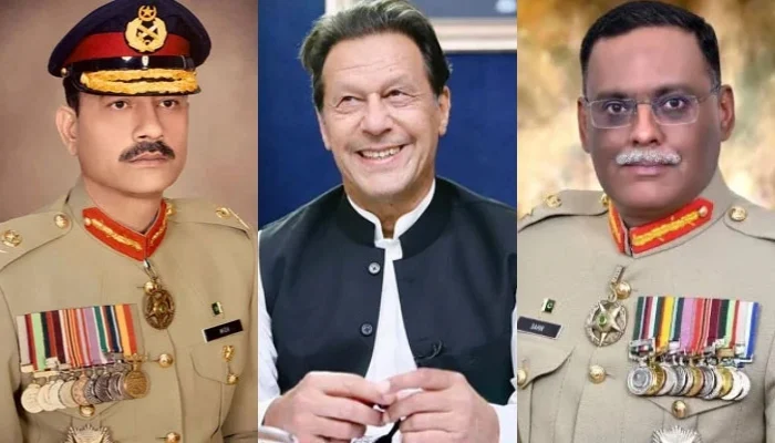 Imran felicitates COAS Gen Munir, CJCSC Gen Mirza on promotions