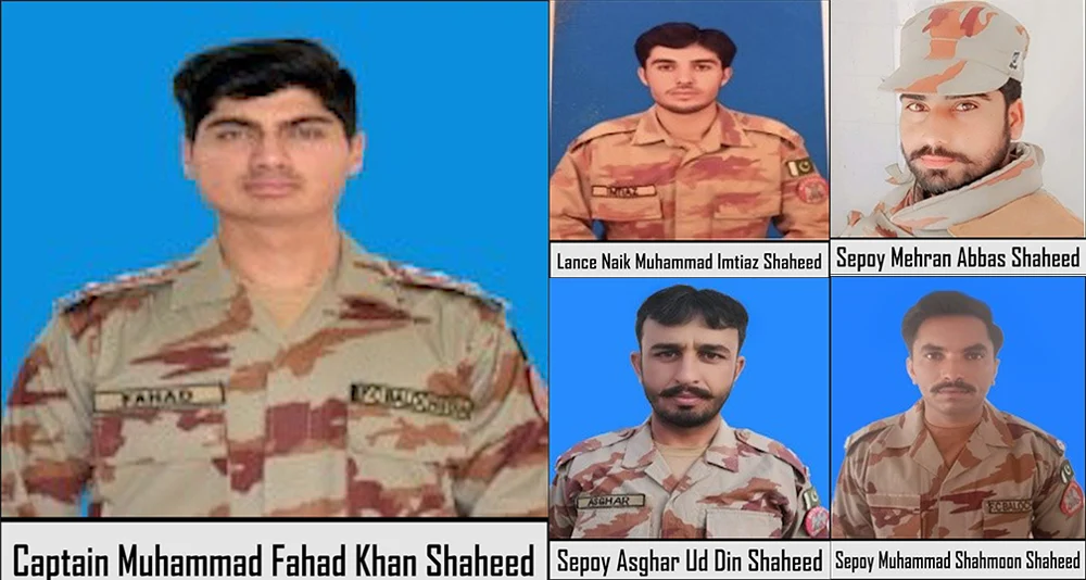 Captain among five soldiers martyred as terror hits Balochistan