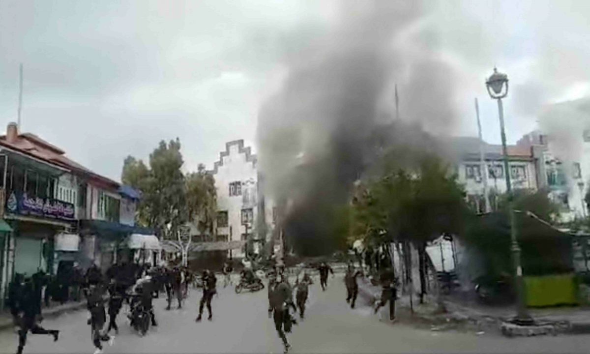 Two killed as protesters, police clash in Syria