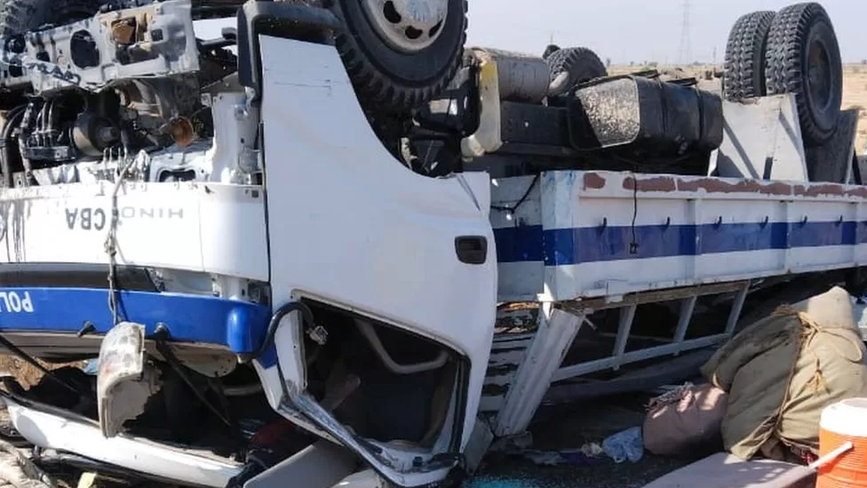Nine security officers were killed and at least 13 others were wounded during a suicide attack in southwest Pakistan.