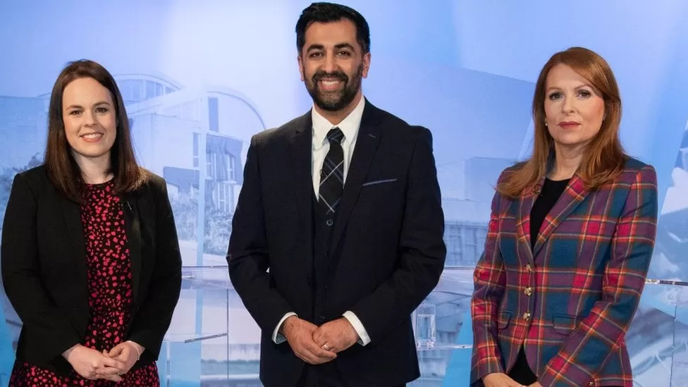 The three candidates vying to replace Nicola Sturgeon as SNP leader have set out their plans for independence during the contest’s first live TV debate.