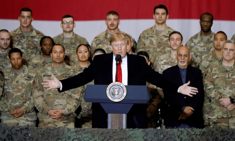 Biden report on Afghan pullout lays blame at Trump’s door