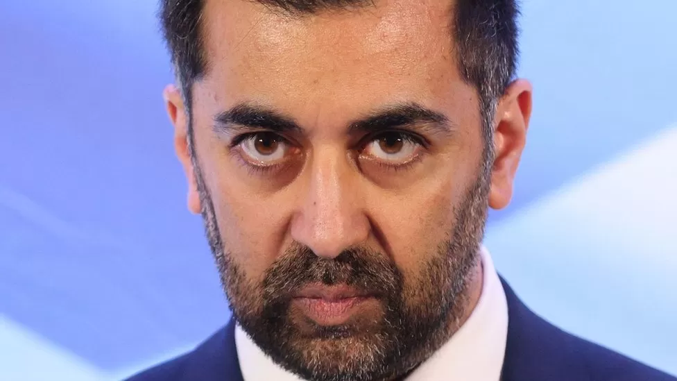 As police officers sealed off the home of his predecessor and raided his party’s headquarters, Humza Yousaf conceded that the SNP was having a “difficult day”.