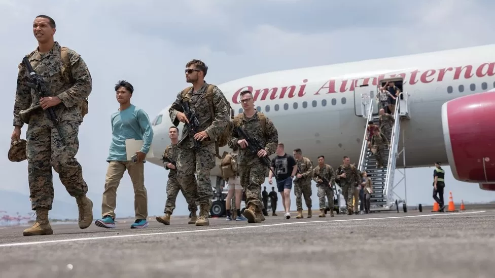 The US and the Philippines are holding their largest-ever joint military drills a day after China concluded large-scale exercises around Taiwan.