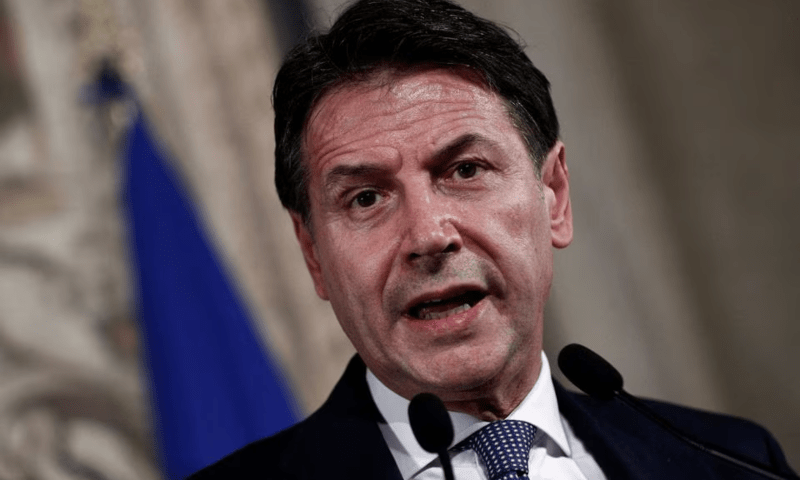 Covid-era Italian PM attacked by anti-vaxxer