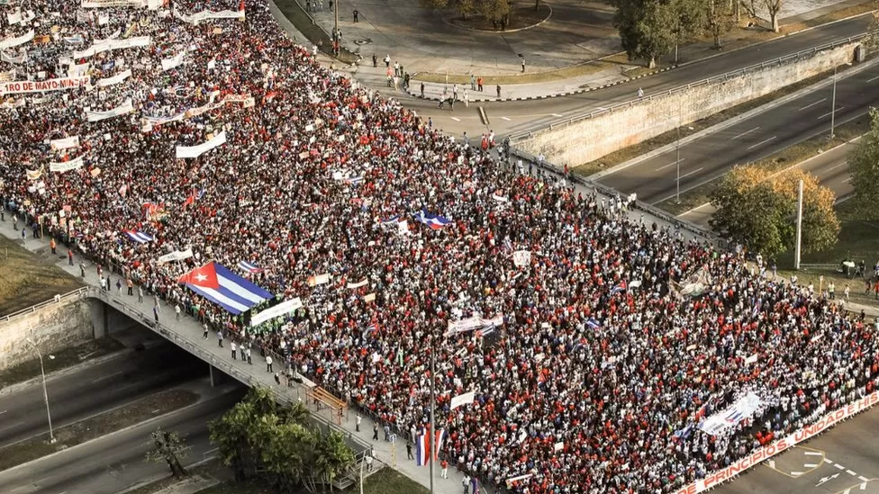 Cuba’s communist government has cancelled Monday’s traditional May Day parade because of acute fuel shortages.