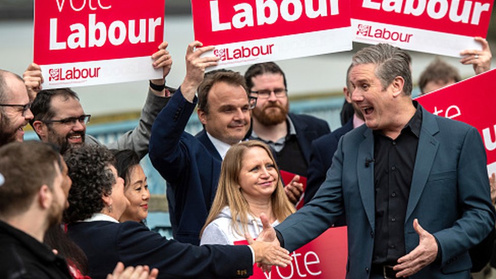 Labour leader Sir Keir Starmer says his party is on track to win the next general election after the Tories were hammered in local polls across England.