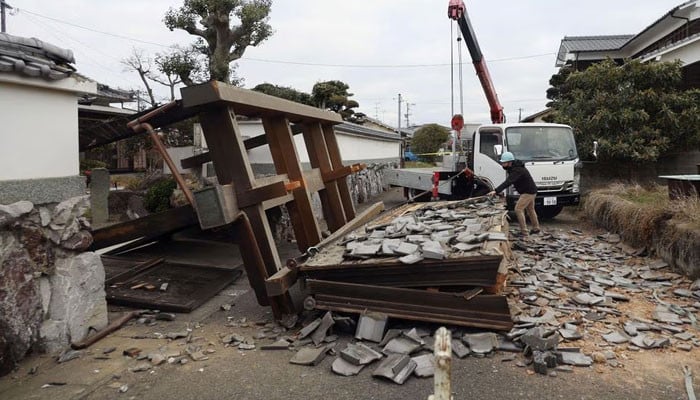 Buildings collapse after magnitude 6.5 earthquake hits Japan’s Ishikawa
