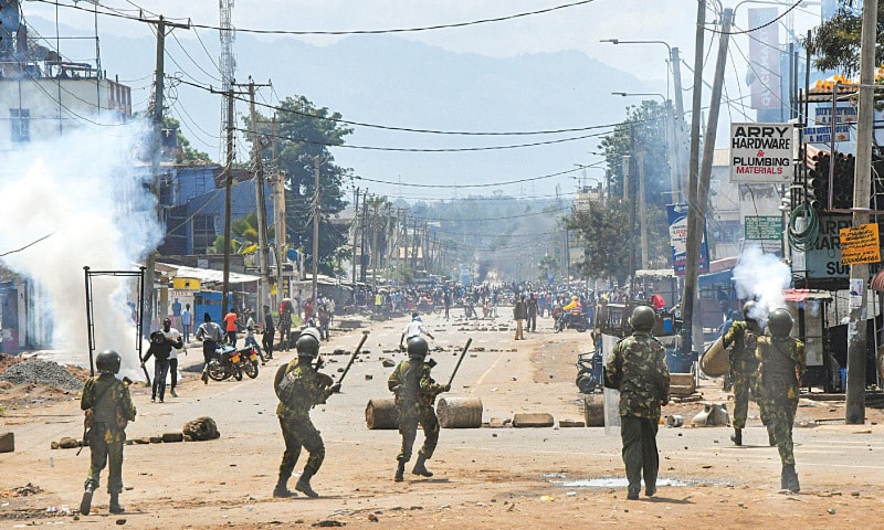 Riots in Kenya as opposition protests ‘cost of living’