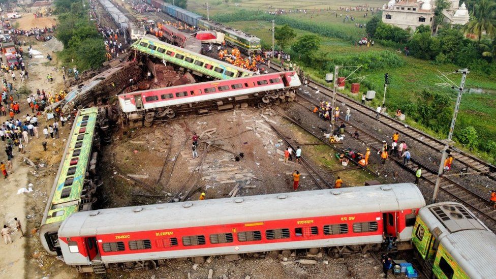 At least 288 people are now known to have been killed and 850 injured in a multiple train collision in India’s eastern Odisha state, officials say.