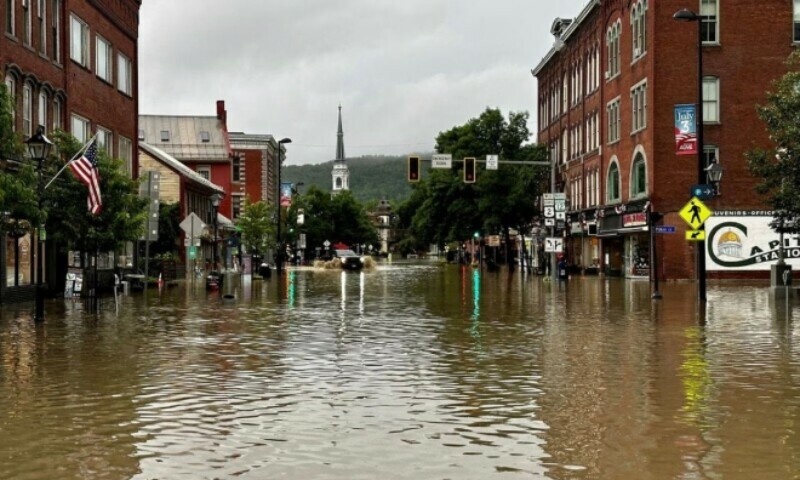 Flash floods rage in New York, reservoir threatens to overwhelm dam in Vermont