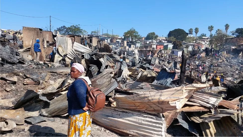 Kennedy Road fire: Hundreds of Durban homes destroyed in South Africa