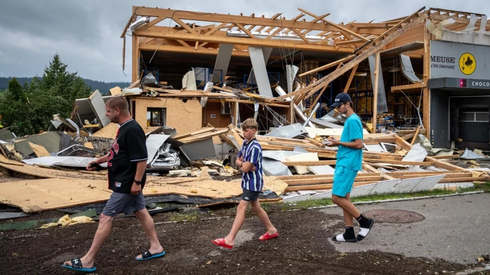 One dead after ‘likely tornado’ hits Switzerland