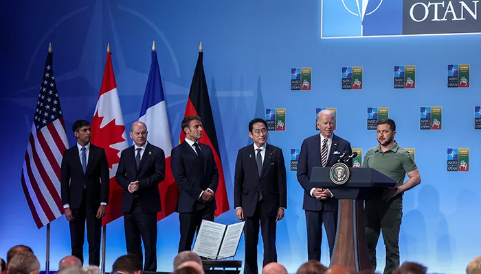 NATO allies offer Ukraine security assurances as Biden hits out at ‘craven’ Putin