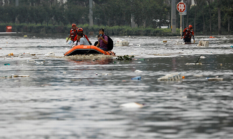 China intensifies flood rescue efforts south of Beijing after historic rains