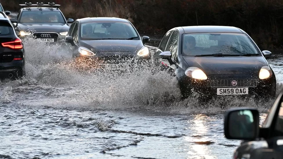 Strong winds and heavy rain are set to hit parts of Scotland on Saturday.