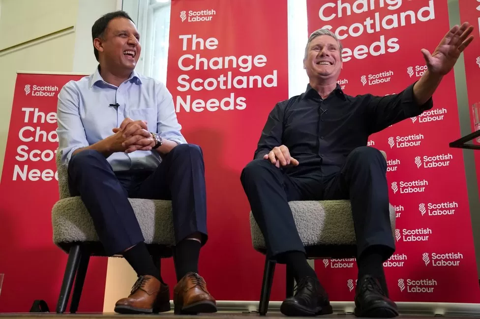 Labour leader Sir Keir Starmer and his Scottish counterpart Anas Sarwar have denied they are divided ahead of a key by-election.