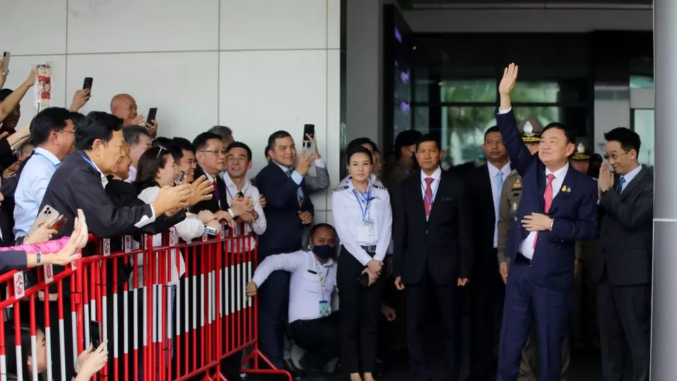 Thailand’s former PM Thaksin Shinawatra has been jailed upon returning to the country after 15 years in exile.