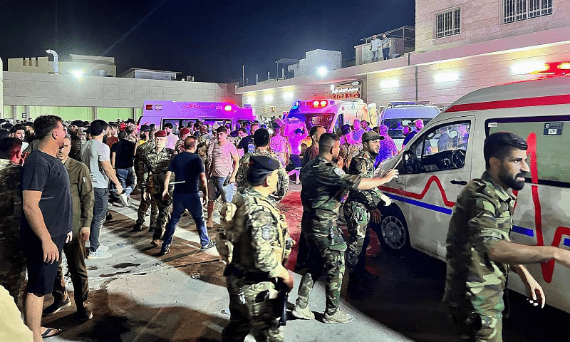 At least 100 killed in Iraq wedding fire tragedy
