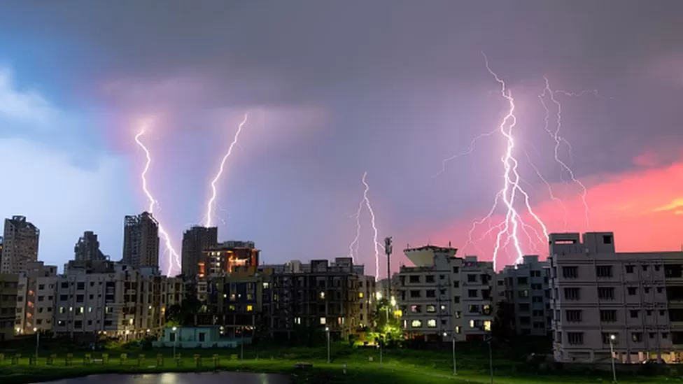 At least 24 people have been killed by lightning and intense rain and hailstorms in India, officials said.