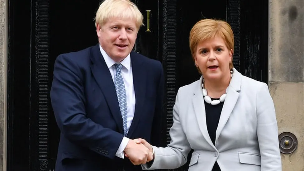 Nicola Sturgeon called Boris Johnson a “clown” in an expletive-laden text conversation with her chief of staff, the UK Covid Inquiry has heard.