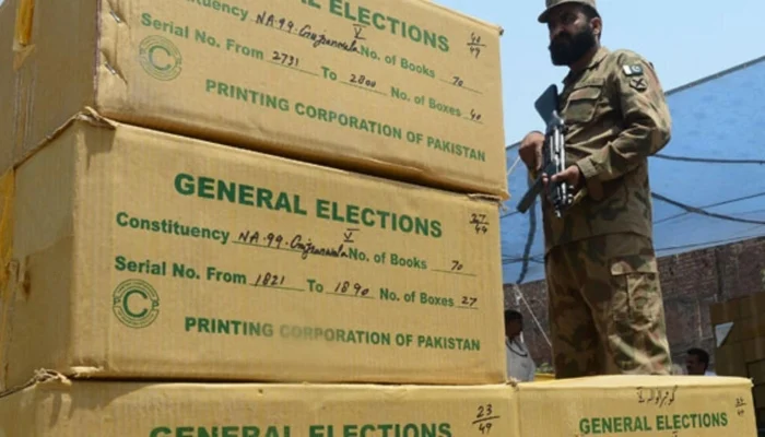 Army to provide security for transportation of ballot papers: ECP
