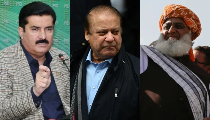 Elections 2024: Nawaz, Fazl among heavyweights to contest for NA, PA seats in KP