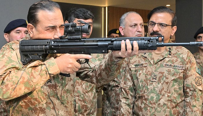 Army chief stresses self-reliance, indigenisation on POF visit