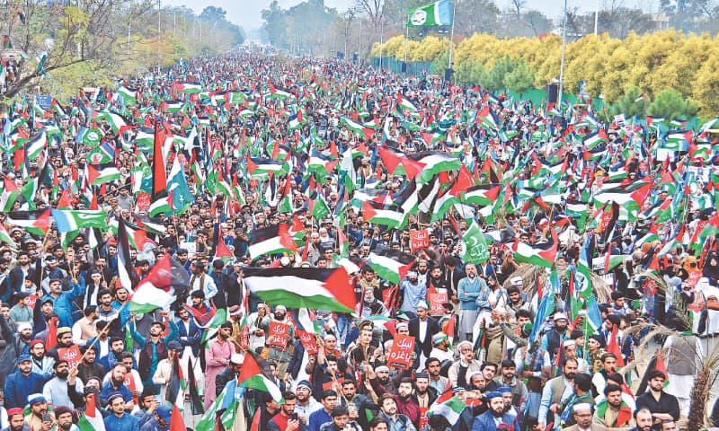 JI plans ‘million march’ against Israeli atrocities
