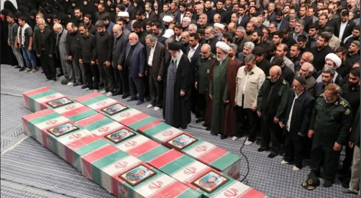 Iran pays homage to Guards killed in Syria strike