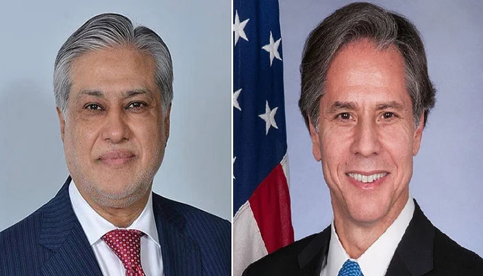 In maiden phone call, FM Dar, Blinken reaffirm resolve to bolster counterterrorism cooperation