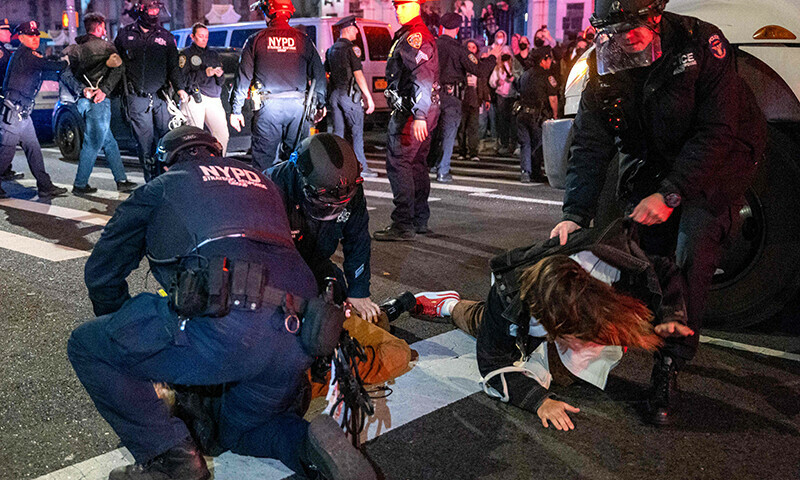 Police arrest dozens of pro-Palestinian protesters in Columbia University raid