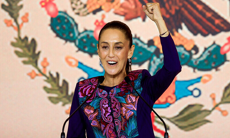 Claudia Sheinbaum makes history as Mexico’s first woman president