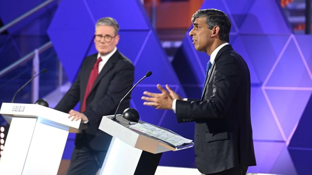 Sunak and Starmer clash over tax, borders and Brexit deal in final head-to-head before polling day – as it happened