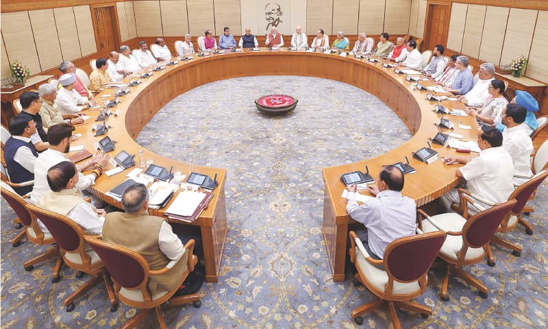 BJP keeps foreign affairs, home, finance, defence